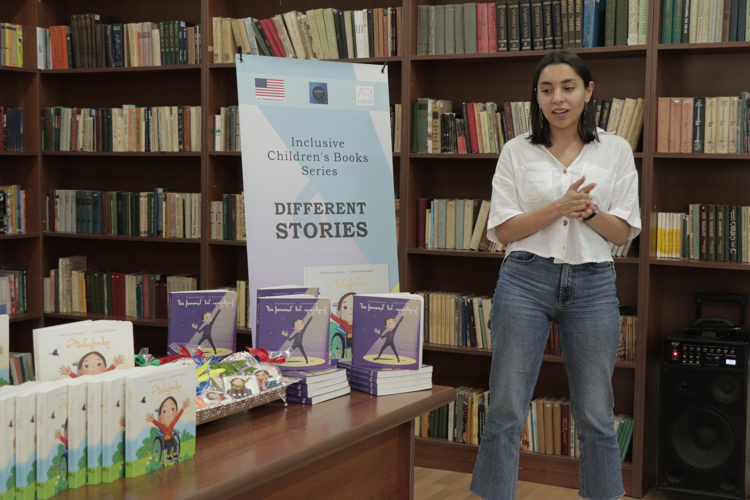 DIFFERENT STORIES Picture Books- Visit to Vanadzor School N8 and Lori Regional Library​