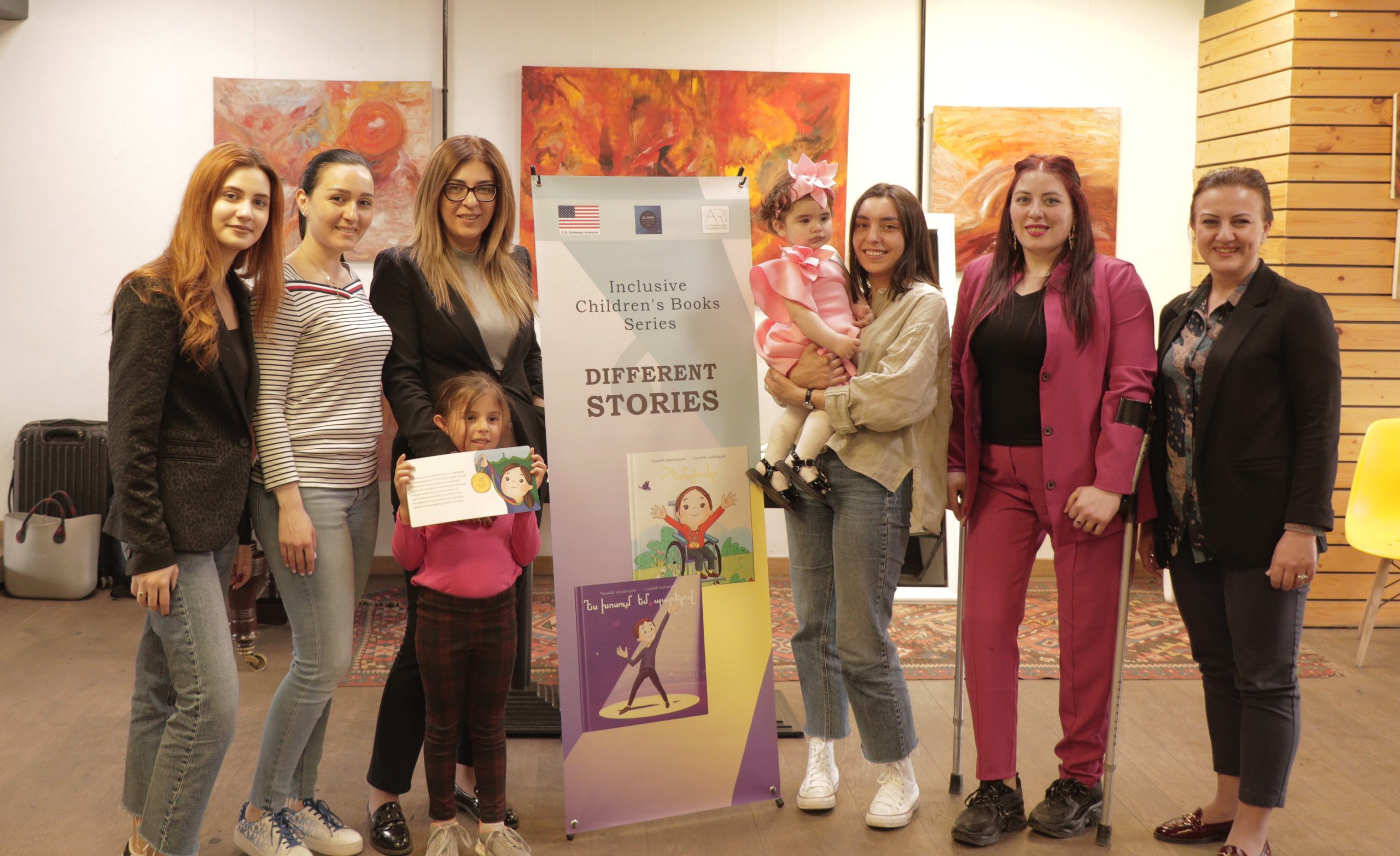 DIFFERENT STORIES Picture Books – Visit to Gyumri School N23 and LOFT Gyumri