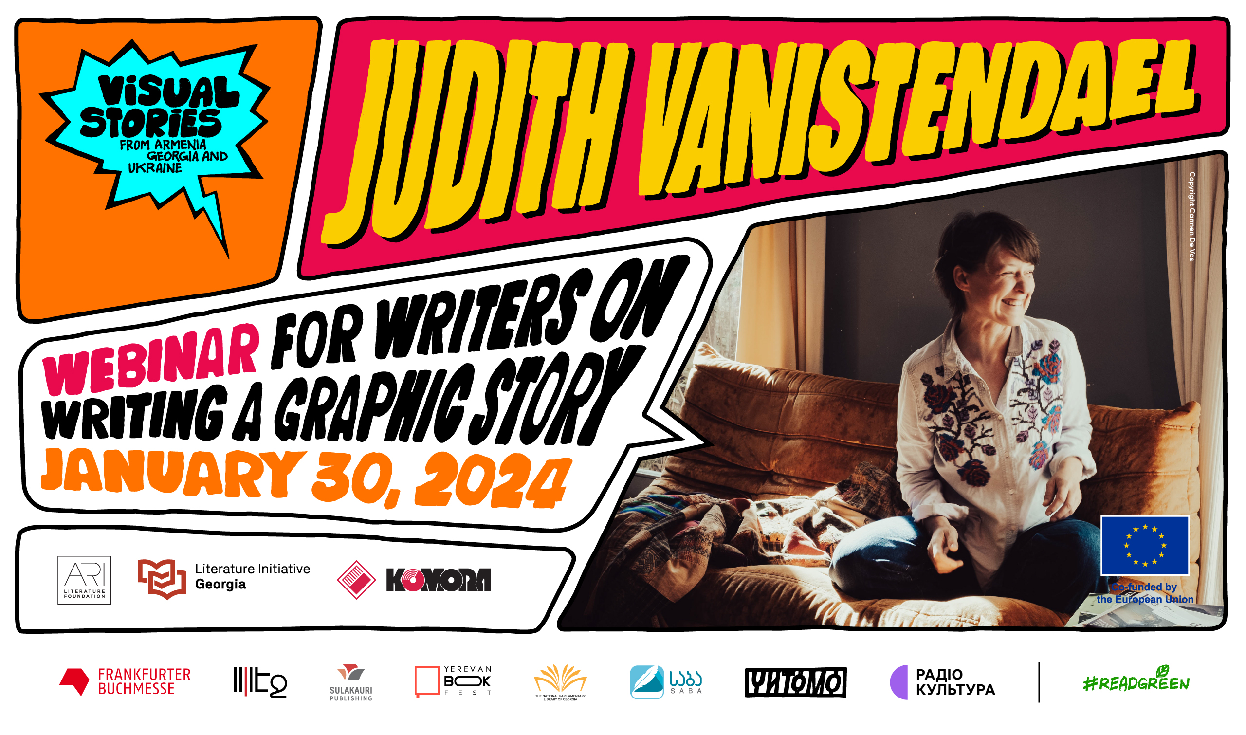 Visual stories: Webinar on Writing A Graphic Story by Judith Vanistendael (video)